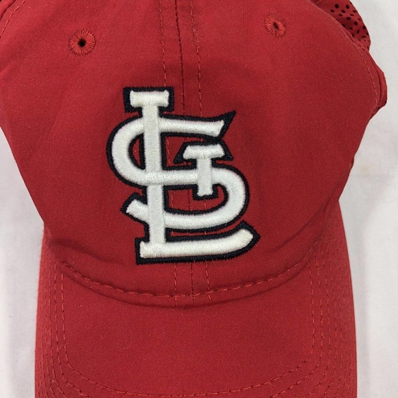 St. Louis Cardinals New Era Hat Cap 9TWENTY Adjustable Red Strap Back One Size - Picture 5 of 16